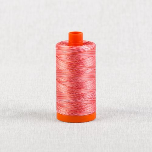 FIL DE COTON MOIRÉ AURIFIL MAKO 50 1300M - 4668 PARFAIT AUX FRAISES