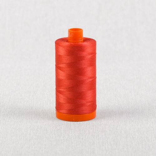 FIL DE COTON AURIFIL MAKO 50 1300M - 5002 ROUGE MOYEN