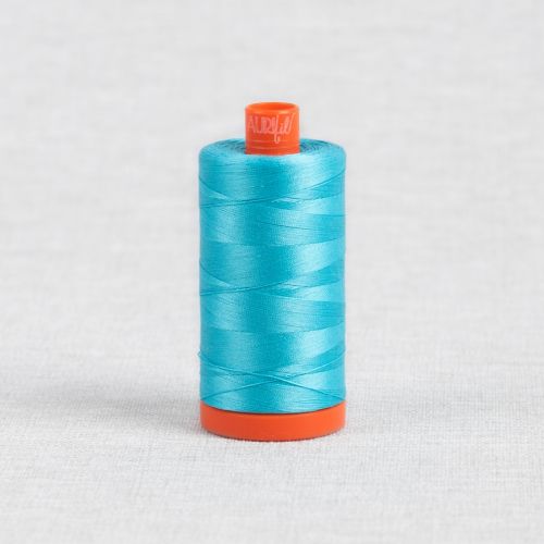 FIL DE COTON AURIFIL MAKO 50 1300M - 5005 TURQUOISE BRILLANT