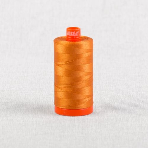 FIL DE COTON AURIFIL MAKO 50 1300M - 5009 ORANGE MOYEN