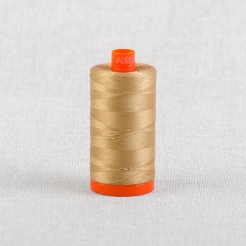 FIL DE COTON AURIFIL MAKO 50 1300M - 5010 BEIGE BLOND