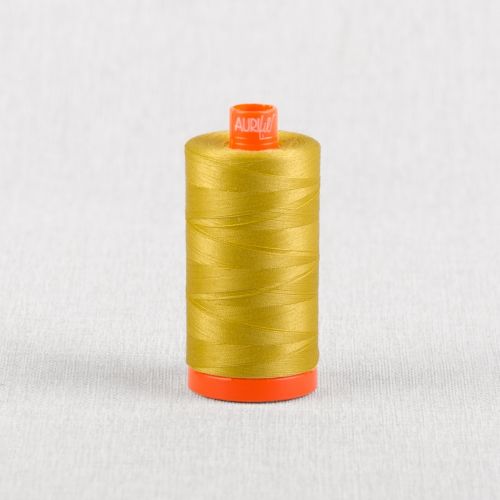 FIL DE COTON AURIFIL MAKO 50 1300M - 5015 OR JAUNE