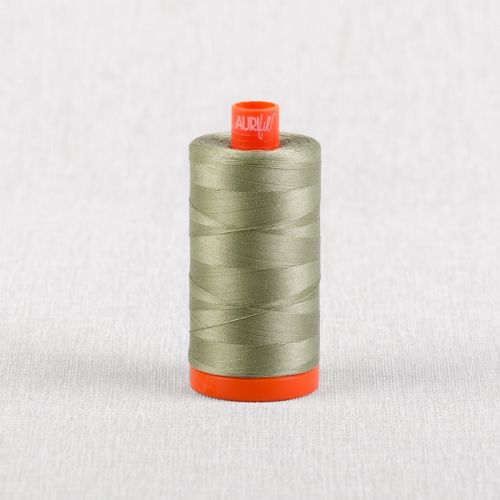 FIL DE COTON AURIFIL MAKO 50 1300M - 5019 VERT MILITAIRE