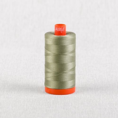 FIL DE COTON AURIFIL MAKO 50 1300M - 5019 VERT MILITAIRE