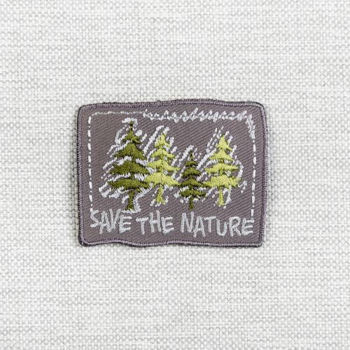 APPLIQUÉ ''SAVE THE NATURE''