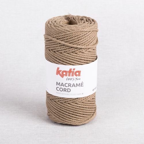 CORDE À MACRAMÉ 100% RECYCLÉE 5MM PAR KATIA - BEIGE