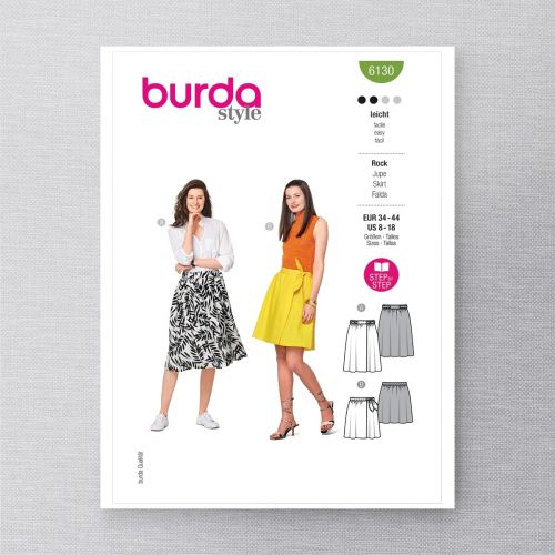 BURDA - 6130 JUPES POUR FEMMES