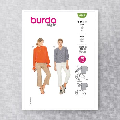 BURDA - 6146 BLOUSES POUR FEMMES