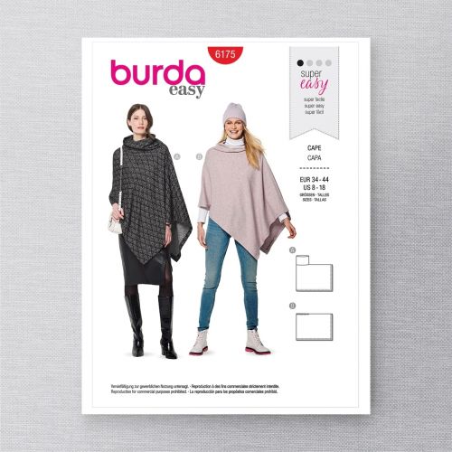 BURDA - 6175 CAPES POUR FEMMES