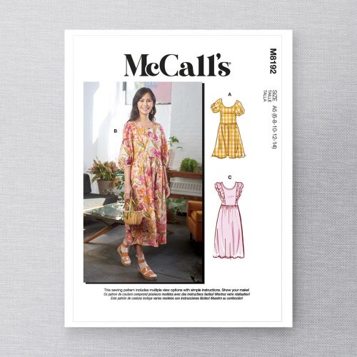 MCCALLS - M8192 ROBES POUR FEMMES