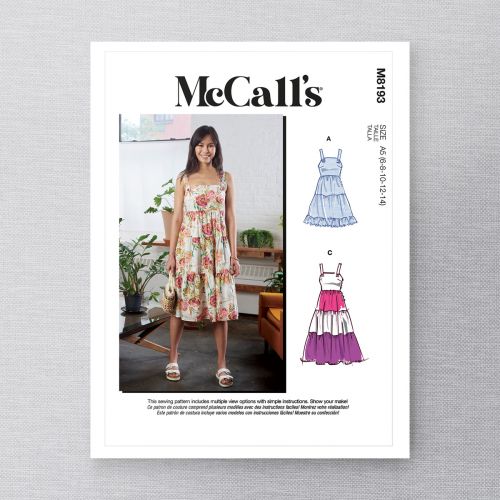 MCCALLS - M8193 ROBES POUR FEMMES