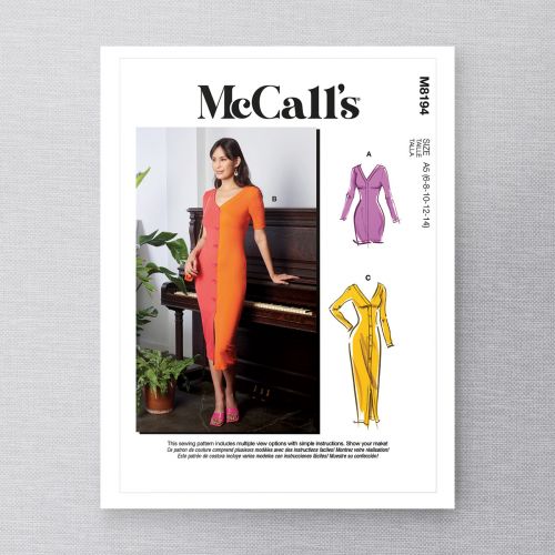 MCCALLS - M8194 ROBES POUR FEMMES