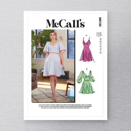 MCCALLS - M8195 ROBES POUR FEMMES