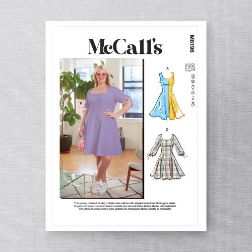 MCCALLS - M8196 ROBES POUR FEMMES