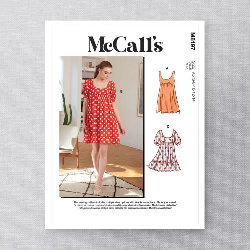 MCCALLS - M8197 ROBES POUR FEMMES