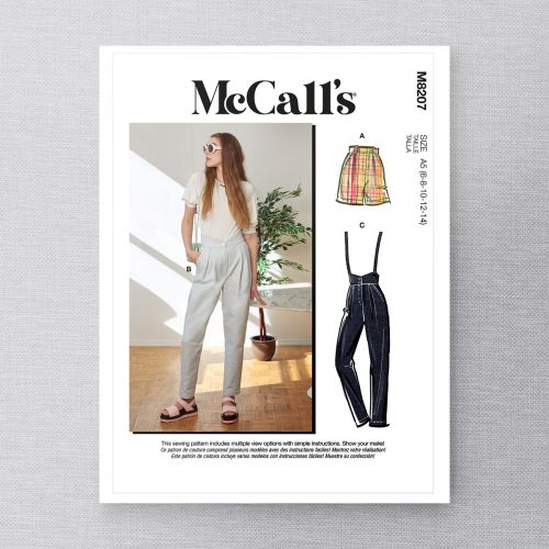 MCCALLS - M8207 SHORT ET PANTALON POUR FEMMES