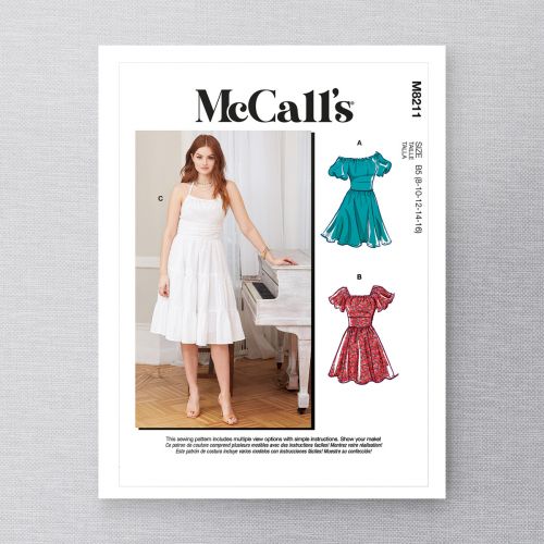 MCCALLS - M8211 ROBES POUR FEMMES