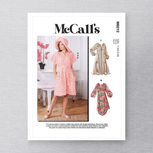 MCCALLS - M8212 ROBES ET CHAPEAU POUR FEMMES