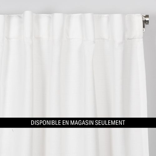 RIDEAU BRETELLES CACHÉES  MULBERRY 52 X 84 PO BLANC