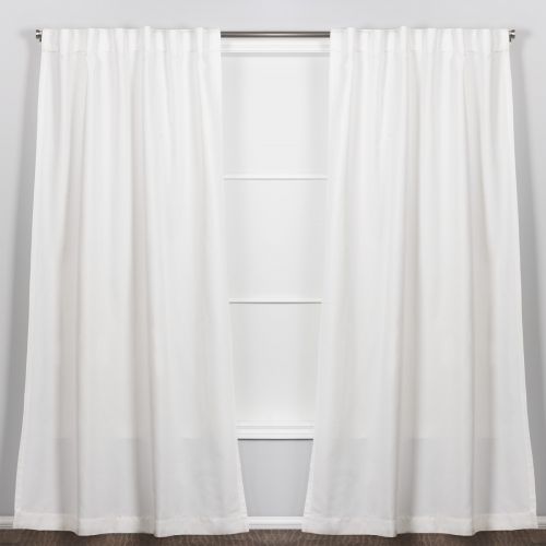 RIDEAU BRETELLES CACHÉES  MULBERRY 52 X 84 PO BLANC