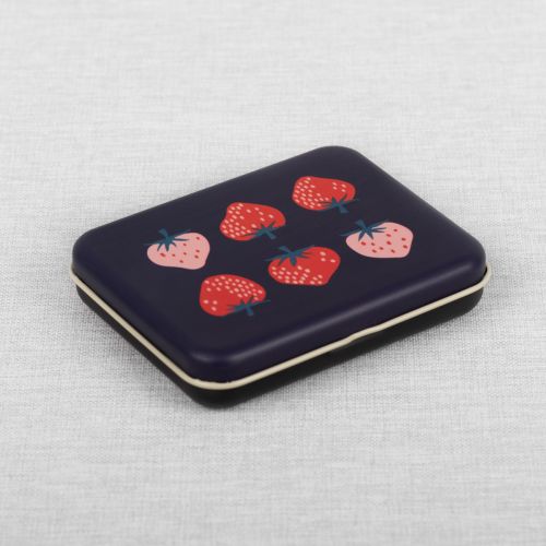 BOÎTE DE RANGEMENT PAR KIMBERLY KIGHT POUR RUBY STAR SOCIETY - STRAWBERRIES  BLEU