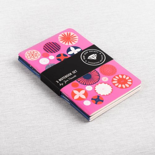 CAHIER DE NOTE PAR JEN HEWETT POUR RUBY STAR SOCIETY - BUTTONS - 48 PAGES - ENS3 
