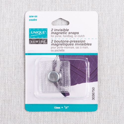 BOUTON PRESSION MAGNÉTIQUE 12MM UNIQUE INVISIBLE - 2PAIRES