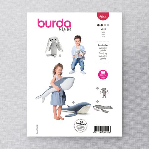 BURDA - 6044 ANIMAUX EN PELUCHE