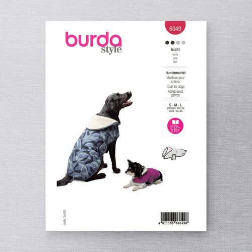 BURDA - 6049 MANTEAU POUR CHIENS