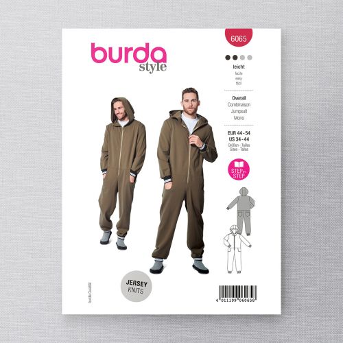 BURDA - 6065 COMBINAISON POUR HOMMES