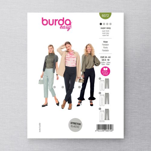 BURDA - 6072 PANTALON POUR FEMMES