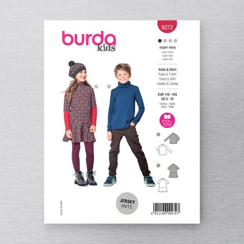 BURDA - 9272 ROBE POUR FILLETTES