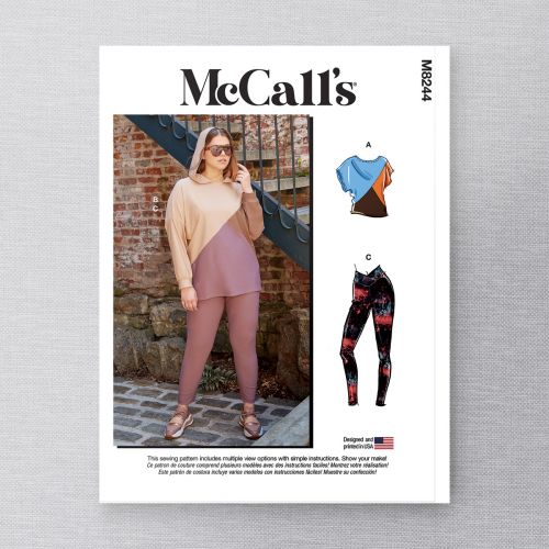 MCCALLS - M8244 HAUTS ET LEGGING POUR FEMMES