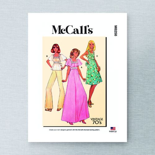 MCCALLS - M8258 ROBES ET HAUT POUR FEMMES