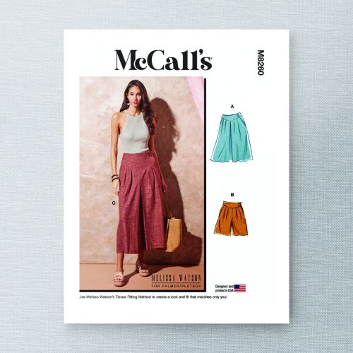 MCCALLS - M8260 JUPE, SHORT ET PANTALON POUR FEMMES