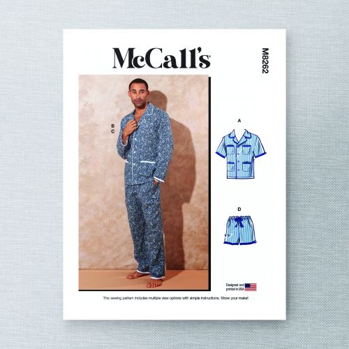 MCCALLS - M8262 PYJAMAS POUR HOMMES
