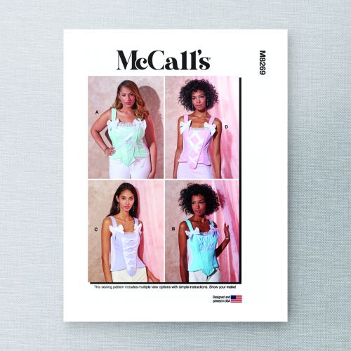 MCCALLS - M8269 CORSETS AVEC TAILLES DE BONNET A/B/C/D POUR FEMMES