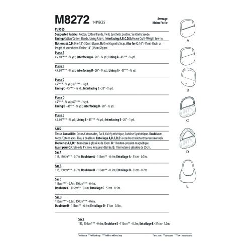 MCCALLS - M8272 SACS