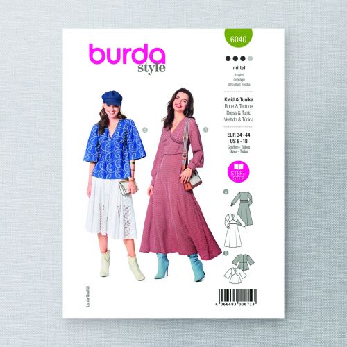 BURDA - 6040 ROBE ET TUNIQUE