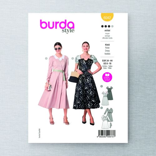 BURDA - 6042 ROBES ÉVASÉES