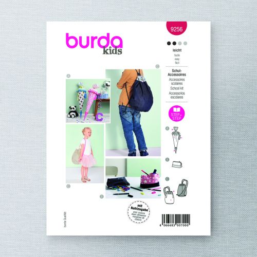 BURDA - 9256 ACCESSOIRES SCOLAIRES