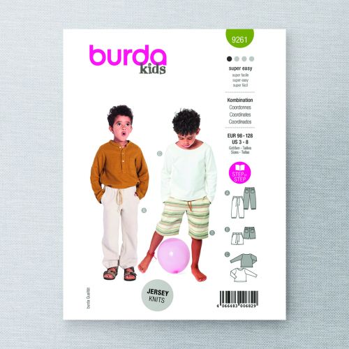 BURDA - 9261 COORDONNÉS POUR ENFANTS