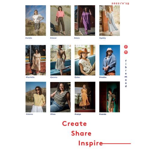 MAGAZINE DE PATRONS 19 FIBREMOOD ANGLAIS