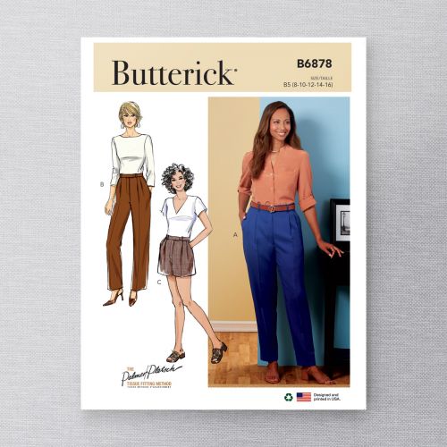 BUTTERICK - B6878 PANTALONS ET SHORT POUR FEMMES