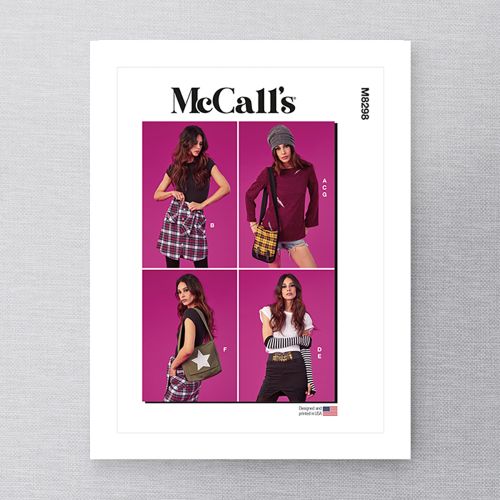 MCCALLS - M8298 - FEMME - HAUT, JUPE ET ACCESSOIRES