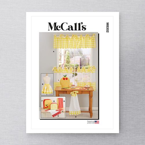 MCCALLS - M8302 - DÉCORATIONS CUISINE ET TABLIER