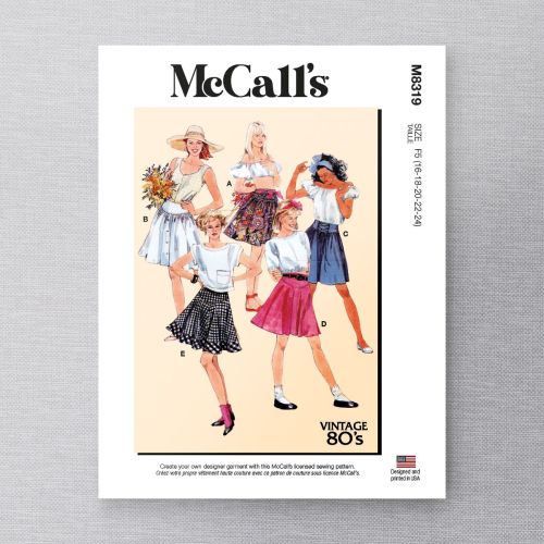 MCCALL'S - 8319 - JUPES POUR FEMME - 16-24