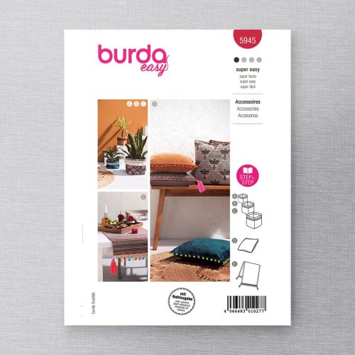 BURDA - 5945 - ACCESSOIRES DÉCO