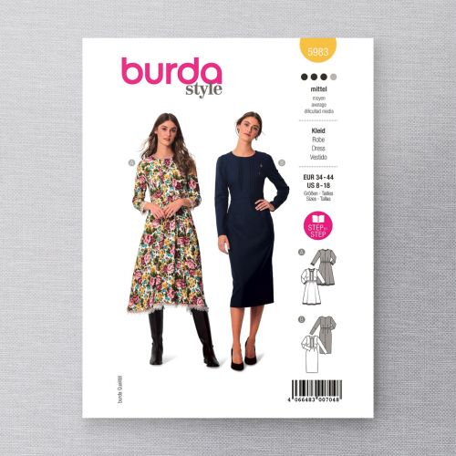BURDA - 5983 - ROBE POUR FEMME
