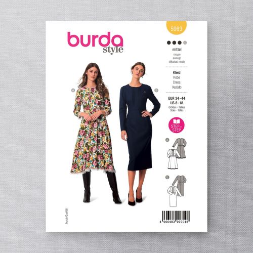 BURDA - 5983 - ROBE POUR FEMME